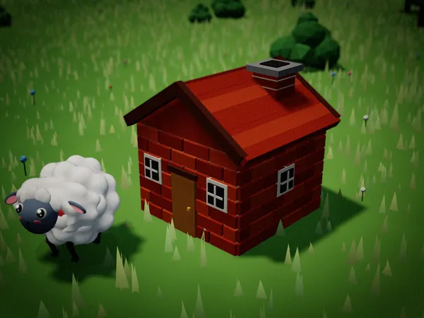 The Brick House, rendered in the game